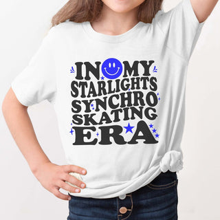 Starlights Synchro Skating Era Comfort Color Tee (Youth and Adult) - Limeberry Designs