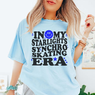 Starlights Synchro Skating Era Comfort Color Tee (Youth and Adult) - Limeberry Designs