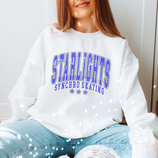 Starlights Synchro Skating Varsity Sweatshirt (Youth and Adult) - Limeberry Designs