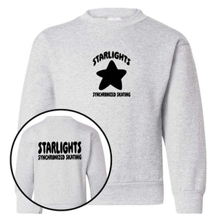 Starlights Synchronized Skating Front And Back Sweatshirt (Youth and Adult) - Limeberry Designs