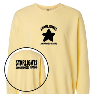 Starlights Synchronized Skating Front And Back Sweatshirt (Youth and Adult) - Limeberry Designs