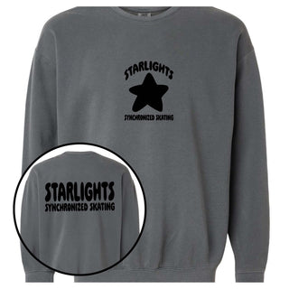 Starlights Synchronized Skating Front And Back Sweatshirt (Youth and Adult) - Limeberry Designs