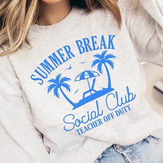 Summer Break Social Club Wholesale Sweatshirt - Fast Shipping - Limeberry Designs