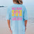 Sun Rays Lake Days Pink Back Design Comfort Color Wholesale Tee - Fast Shipping - Limeberry Designs
