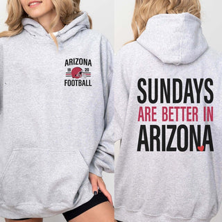 Sundays Are Better In Arizona Graphic Sweatshirt + Hoodie - Limeberry Designs