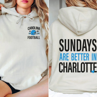 Sundays Are Better In Charlotte Graphic Sweatshirt + Hoodie - Limeberry Designs