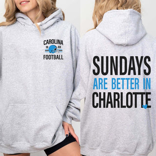 Sundays Are Better In Charlotte Graphic Sweatshirt + Hoodie - Limeberry Designs