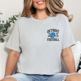 Sundays Are Better In Detroit Bella Graphic Tee With Front And Back Design - Limeberry Designs