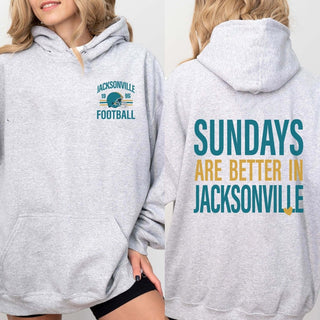 Sundays Are Better In Jacksonville Graphic Sweatshirt + Hoodie - Limeberry Designs