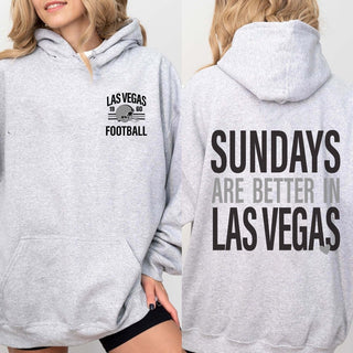 Sundays Are Better In Las Vegas Graphic Sweatshirt + Hoodie - Limeberry Designs
