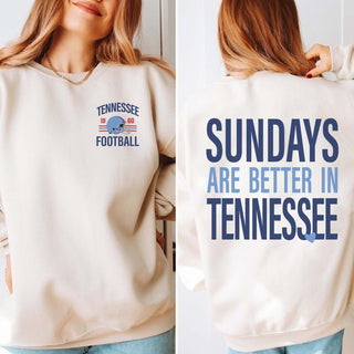 Sundays Are Better In Nashville Graphic Sweatshirt + Hoodie - Limeberry Designs