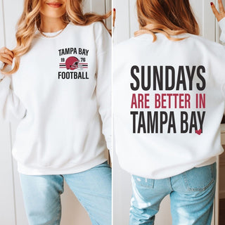 Sundays Are Better In Tampa Graphic Sweatshirt + Hoodie - Limeberry Designs