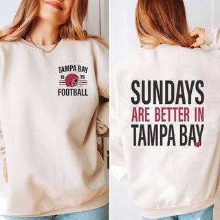 Sundays Are Better In Tampa Graphic Sweatshirt + Hoodie - Limeberry Designs