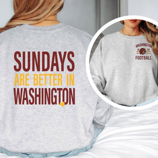 Sundays Are Better In Washington D.C. Graphic Sweatshirt + Hoodie - Limeberry Designs