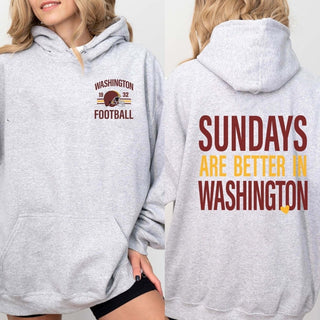 Sundays Are Better In Washington D.C. Graphic Sweatshirt + Hoodie - Limeberry Designs