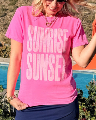 Sunrise Sunset Comfort Color Tee - Limeberry Designs