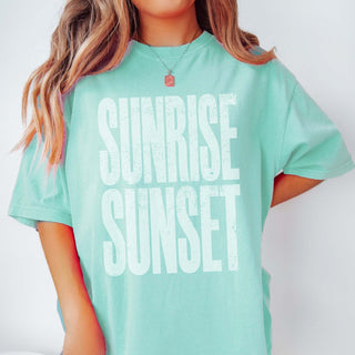 Sunrise Sunset Comfort Color Tee - Limeberry Designs