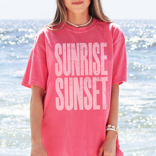 Sunrise Sunset Comfort Color Wholesale Tee - Limeberry Designs