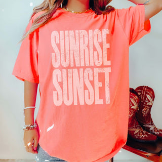 Sunrise Sunset Comfort Color Wholesale Tee - Limeberry Designs