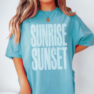 Sunrise Sunset Comfort Color Wholesale Tee - Limeberry Designs