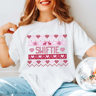 Swiftie Ugly Sweater Comfort Color Graphic Tee - Limeberry Designs