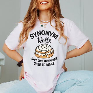 Synonym Roll Like Grammar Comfort Color Graphic Tee - Limeberry Designs