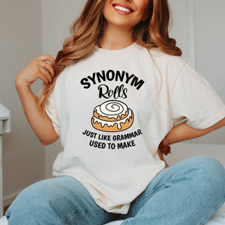 Synonym Roll Like Grammar Comfort Color Graphic Tee - Limeberry Designs