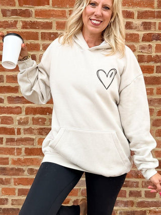 Tailgate Football Repeat Front Back Print Hoodie - Limeberry Designs