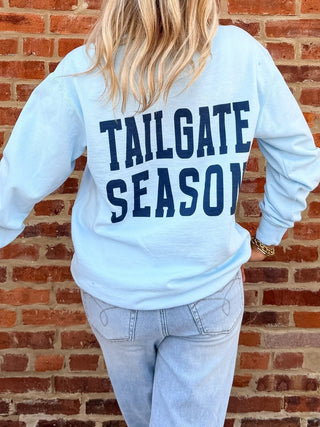 Tailgate Season Comfort Color Sweatshirt - Limeberry Designs