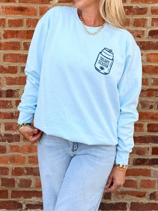 Tailgate Season Comfort Color Sweatshirt - Limeberry Designs
