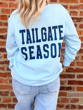 Tailgate Season Comfort Color Sweatshirt - Limeberry Designs