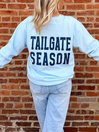 Tailgate Season Comfort Color Sweatshirt - Limeberry Designs