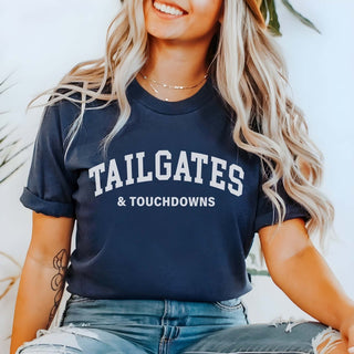 Tailgates & Touchdowns Bella Graphic Tee - Limeberry Designs