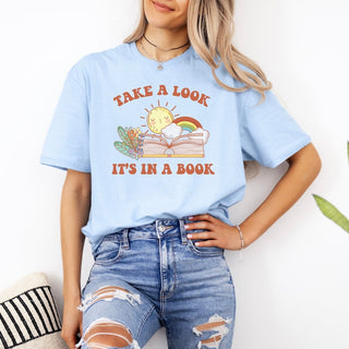 Take a Look It's in a Book Bella Graphic Tee - Limeberry Designs