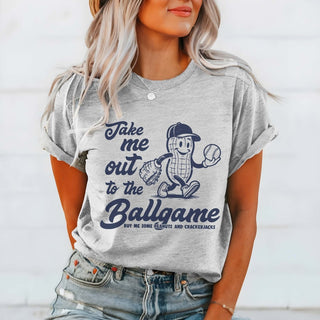 Take Me Out To The Ballgame With Peanut Bella Graphic Tee - Limeberry Designs