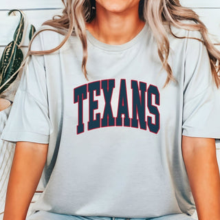 Texans Collegiate Letter Bella Graphic Tee - Limeberry Designs