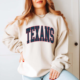 Texans Collegiate Letter Graphic Sweatshirt + Hoodie