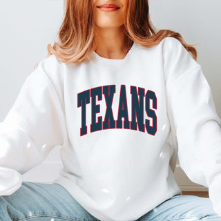 Texans Collegiate Letter Graphic Sweatshirt + Hoodie