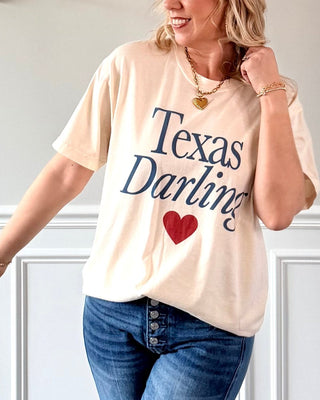 Texas Darling Graphic Comfort Color Tee - Limeberry Designs