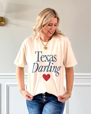 Texas Darling Graphic Comfort Color Tee - Limeberry Designs