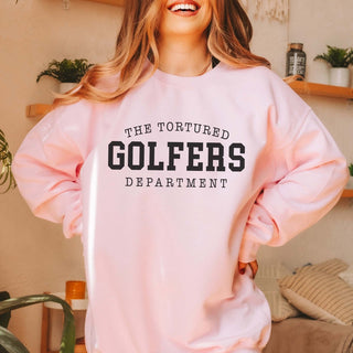 The Tortured Golfers Department Graphic Sweatshirt - Limeberry Designs