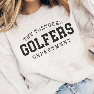 The Tortured Golfers Department Graphic Sweatshirt - Limeberry Designs