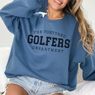 The Tortured Golfers Department Graphic Sweatshirt - Limeberry Designs