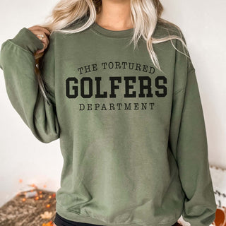 The Tortured Golfers Department Graphic Sweatshirt - Limeberry Designs