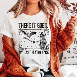 There It Goes My Last Flying F*** Wholesale Bella Graphic Tee - Fast Shipping - Limeberry Designs