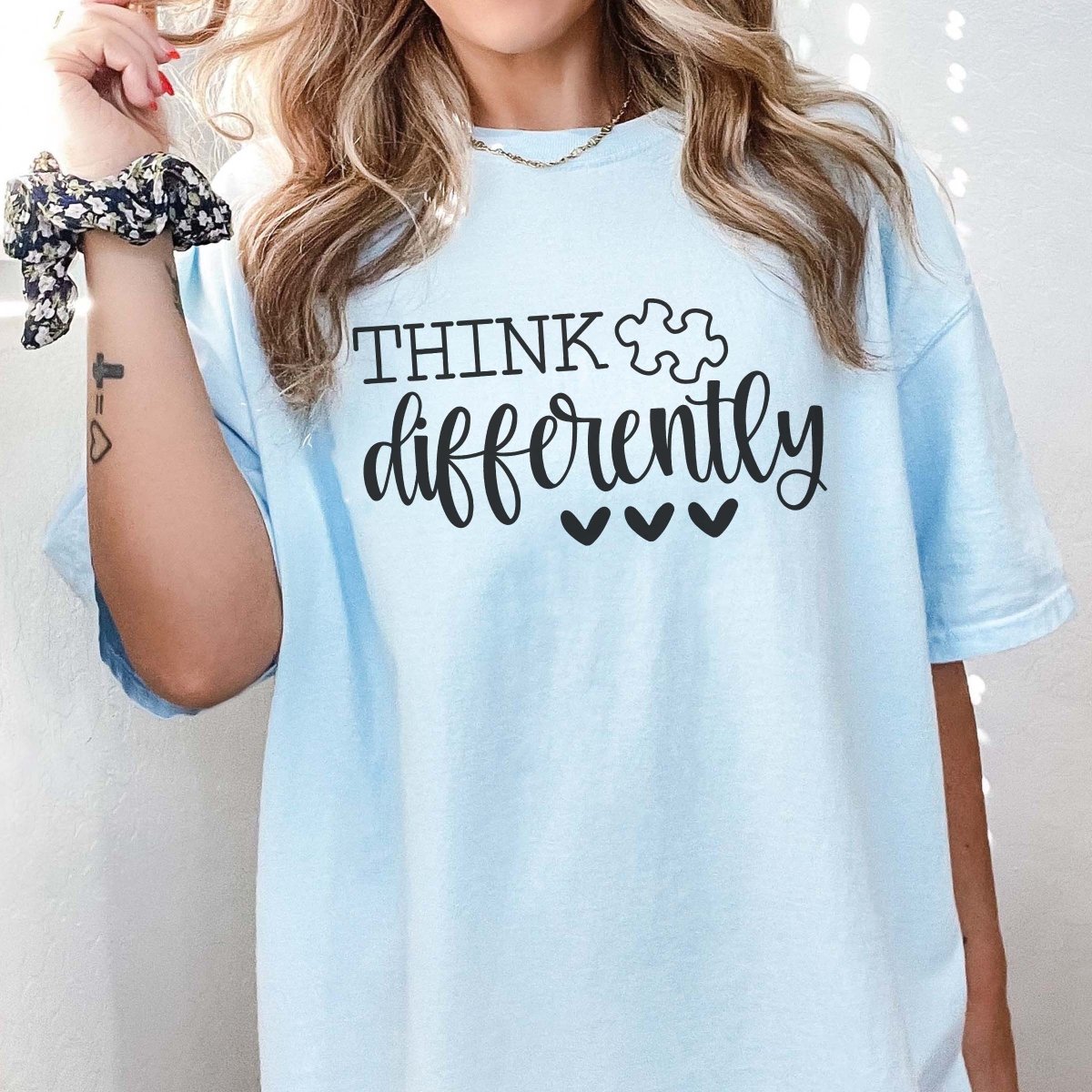 Think Differently Tee - Limeberry Designs