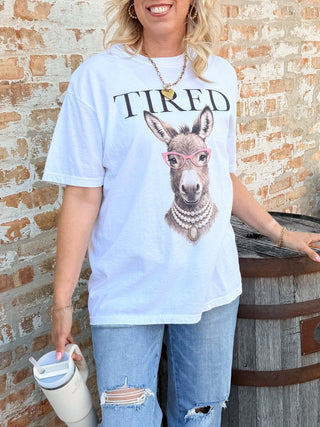 Tired Donkey Comfort Colors Graphic Tee - Limeberry Designs