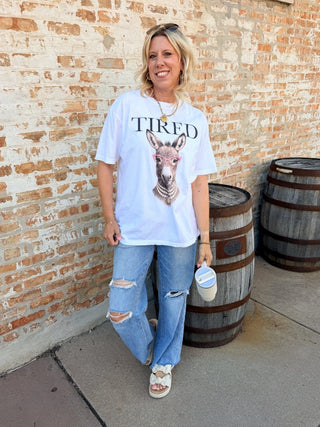 Tired Donkey Comfort Colors Graphic Tee - Limeberry Designs