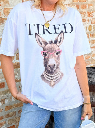 Tired Donkey Comfort Colors Graphic Tee - Limeberry Designs