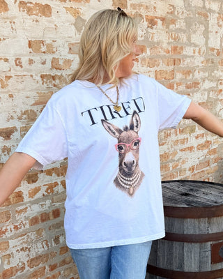 Tired Donkey Comfort Colors Graphic Tee - Limeberry Designs